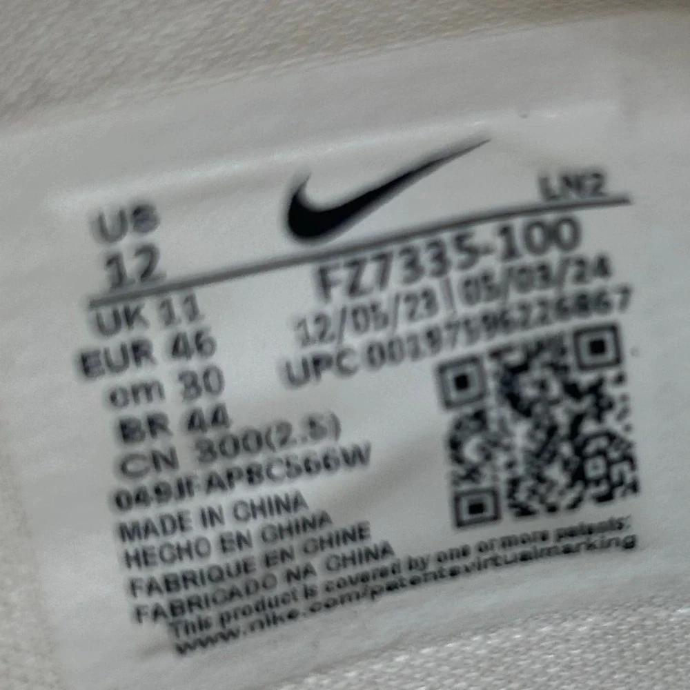 Nike Kobe 9 Elite Protro Halo White Basketball Shoes FZ7335-100 Mens Size 12
